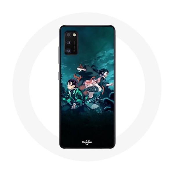 Coque Samsung Galaxy A41 Demon Slayer Manga Tanjiro och Nezuko