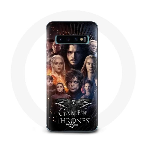 Coque för Samsung Galaxy S10 Edge Game of Thrones Säsong 8 Järntronen Crew-poster
