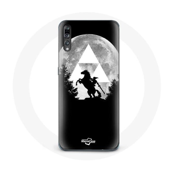 Skal för Huawei P20 - Zelda - Mjuk - Svart - Skydd - Unisex