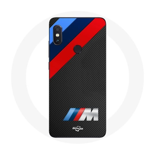 Coque för Xiaomi Redmi Note 5 Pro BMW M Logotyp kolfiber