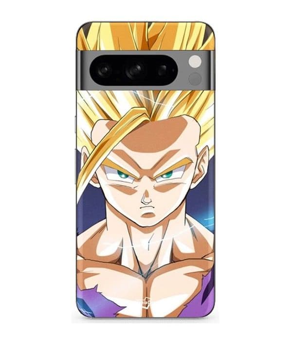 Cover - MANIACASE - Google Pixel 8a Pro - Dragon Ball Z - Blød - Sort Svart