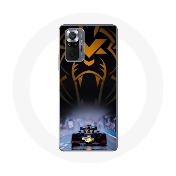 Skal för Xiaomi Redmi Note 10 Pro Formel 1 Sebastian Vettel F1-förare Svart