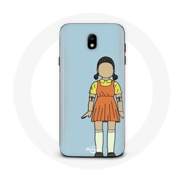 Fodral för Samsung Galaxy J7 2017 Squid Game den stora speldockan