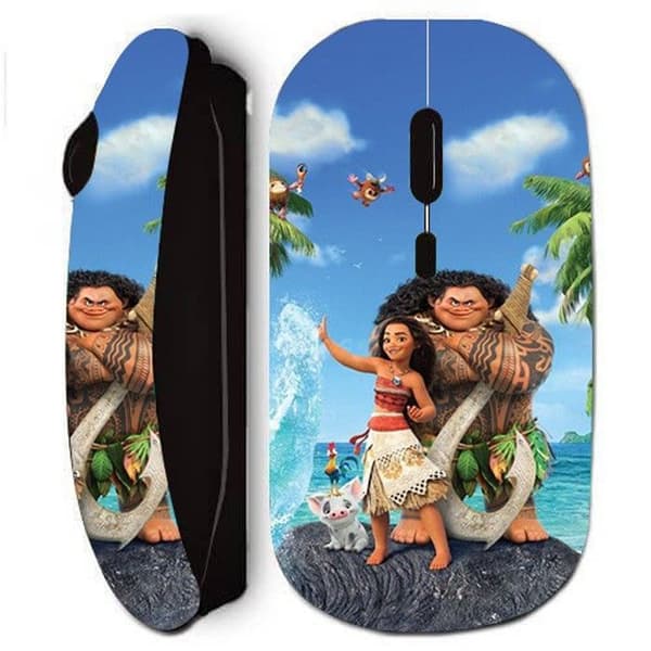 Trådløs Mus - VAIANA - Model 2 - Sort - Ergonomisk - Optisk