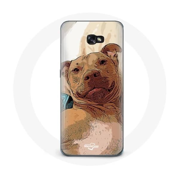 Cover til Samsung Galaxy A5 2016 American Pit Bull Terrier Brun