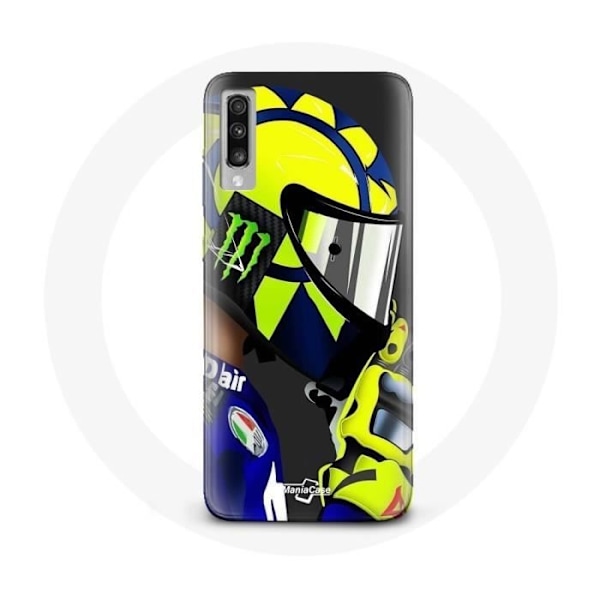 Coque Samsung Galaxy A70 Valentino Rossi Hastighetsförare världsmästare Motogp