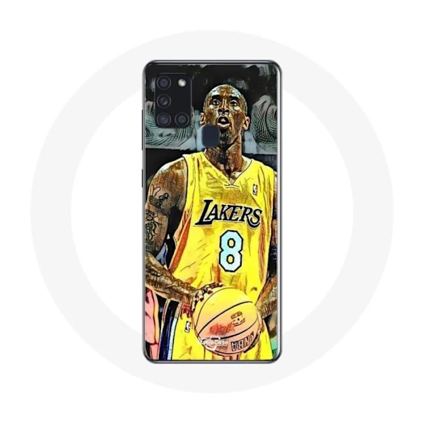 Coque Samsung Galaxy A21S Kobe Bryant Dunk Lakers 8 NBA Svart
