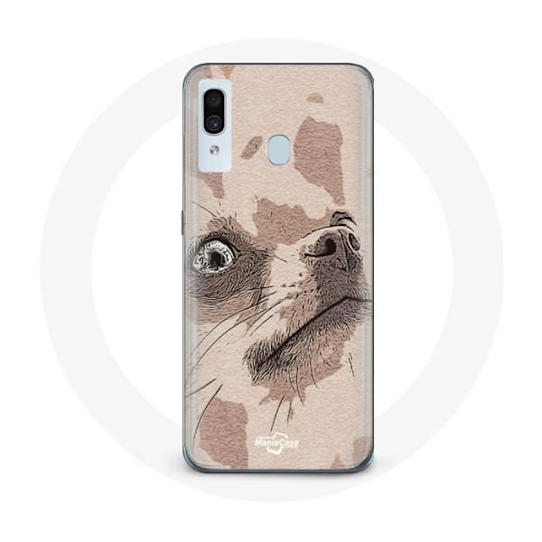 Skyddsfodral för Samsung Galaxy A20 Chihuahua hundras