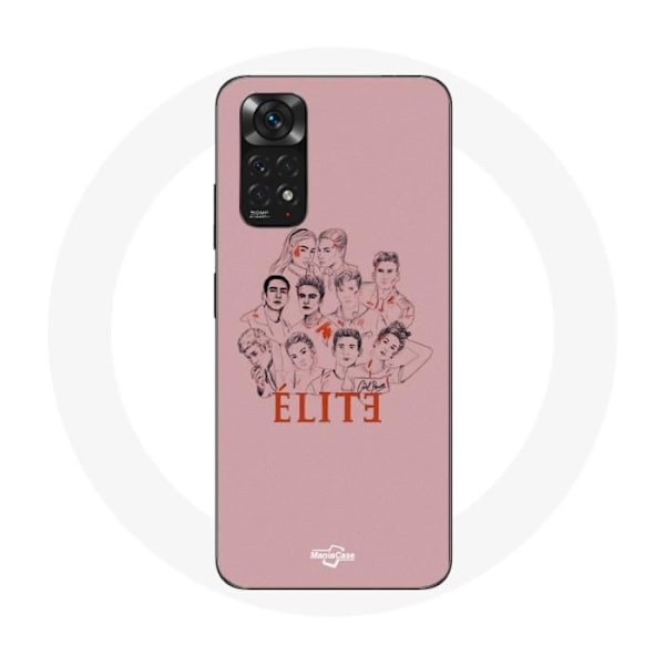 Coque - Xiaomi - Redmi Note 11 4G Elite - Mjuk - Rosa - Visar karaktärer Fanart Logotyp