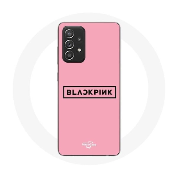 Coque för Samsung Galaxy A33 5G Blackpink K-pop Grupp Logotyp Rosa Bakgrund