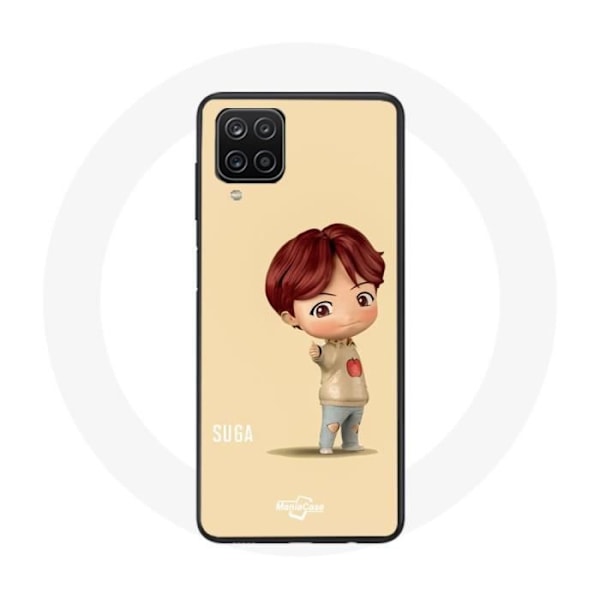 Coque för Samsung Galaxy A12 BTS TinyTAN Animation Suga