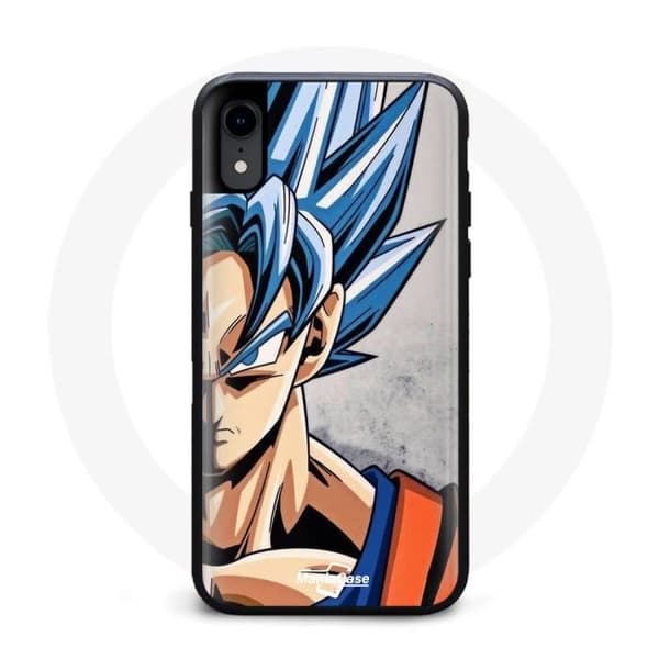 Coque Iphone XS Dragon Ball Z Hår Blå