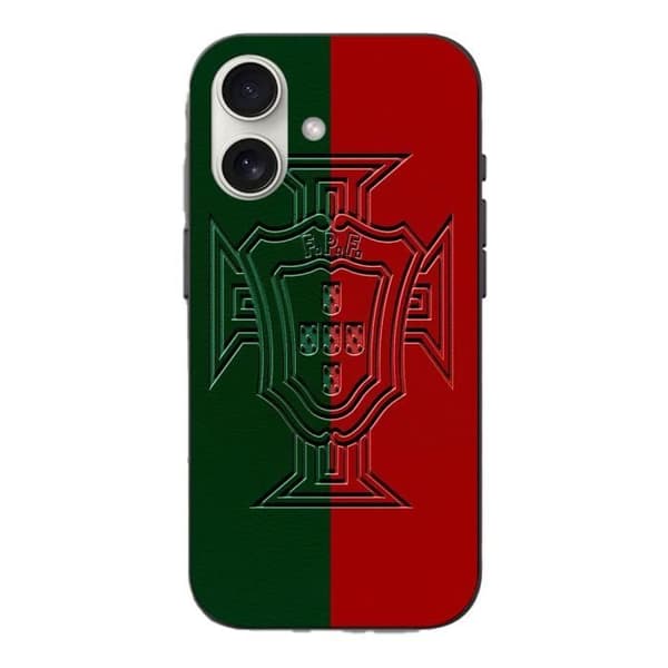 Iphone 16 Plus kuori Portugali logo vihreä ja punainen