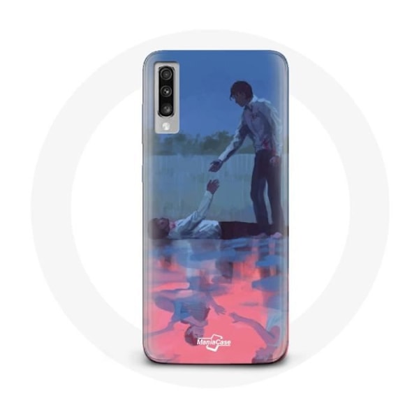 Coque för Samsung Galaxy A70 Squid Game Seong Gi hun Nummer 456 Och Cho Sang woo Nummer 218