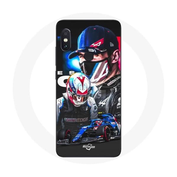 Coque - Xiaomi - Redmi Note 5 Pro - Formel 1 - Esteban Ocon - Flexibel - Svart