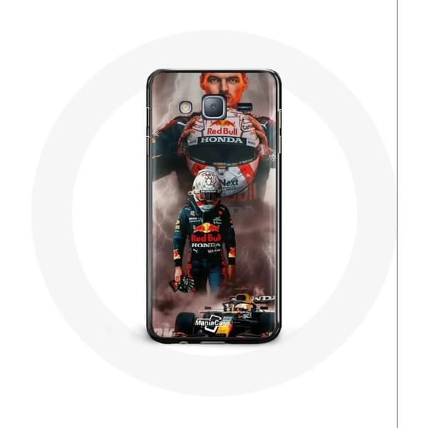 Coque - Maniacase - Samsung Galaxy J3 2016 - Formel 1 - Max Verstappen - Flexibel
