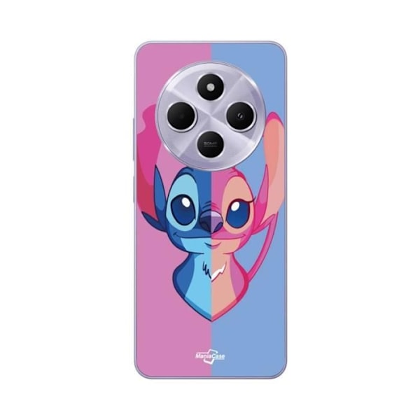 Coque Xiaomi Redmi 14C STITCH OCH ANGEL BLÅ OCH ROSA Maniacase