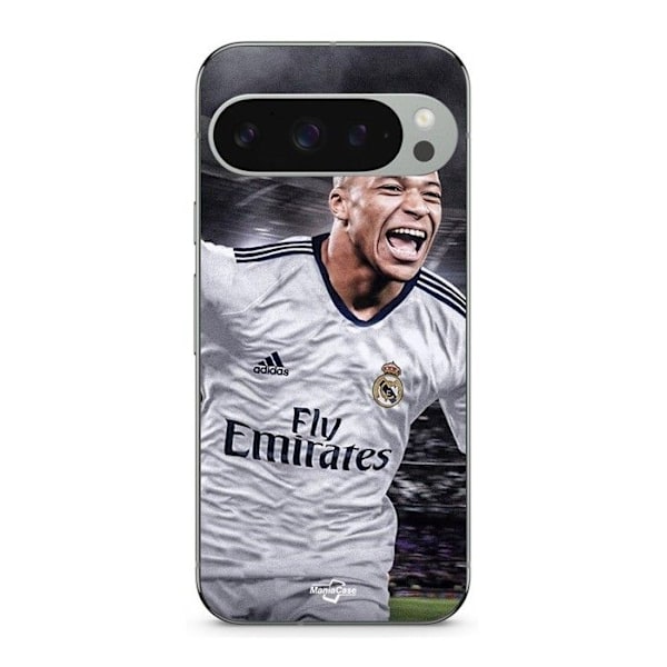 Coque - MANIACASE - Google Pixel 9 Pro - Kylian Mbappe - Svart - Flexibel Svart