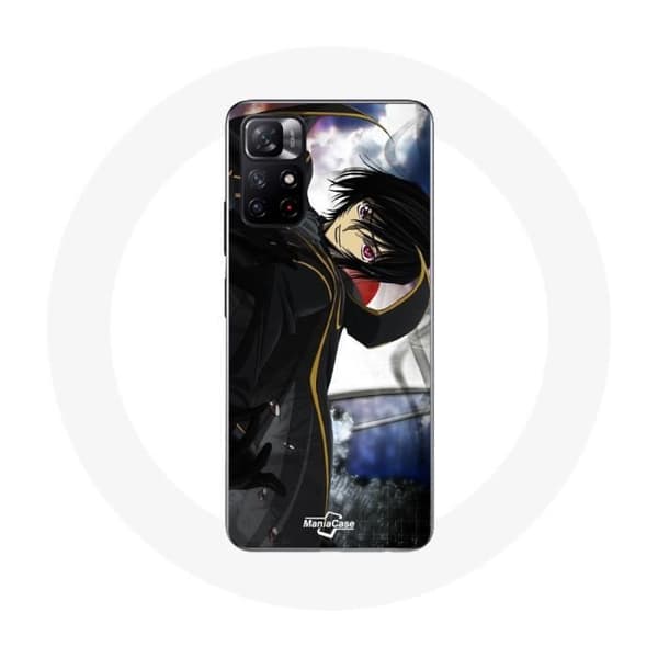 Cover - MANIACASE - Xiaomi Redmi Note 11s 5G - Code Geass Lelouch - Blød - Hvid