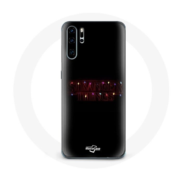 Huawei P30 Pro Coque Stranger Things Julposteri Logo Hyvää joulua