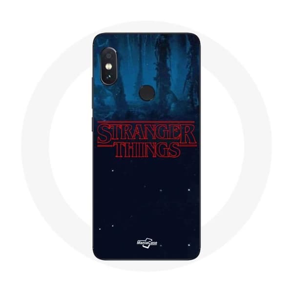 Coque Xiaomi Redmi Note 5 AI Dual Camera Stranger Things - Logo Sininen kausi 2