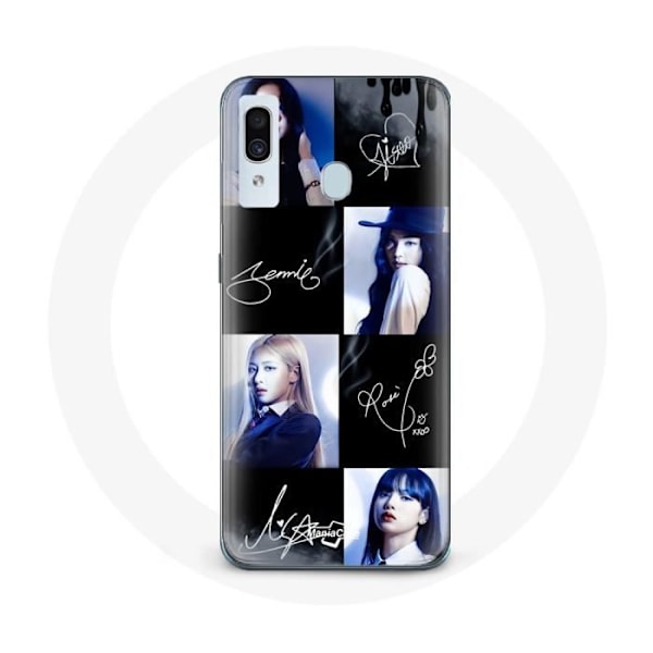 Coque - Maniacase - Samsung Galaxy A20 - Noir - Blackpink Signaturfoto - Mjuk svart