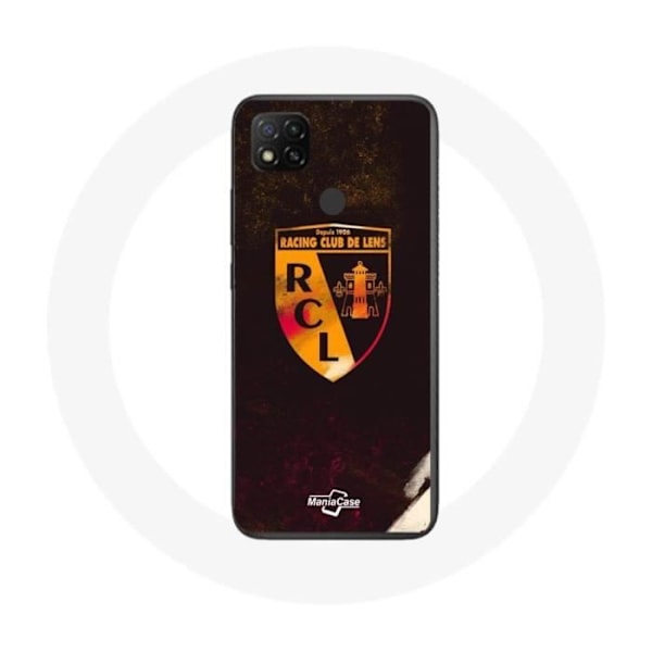 Coque Xiaomi Redmi 9C rcl-lins orange på svart bakgrund