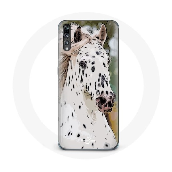 Coque - Appaloosa - Huawei P20 - Mjuk - Skydd - Vit häst