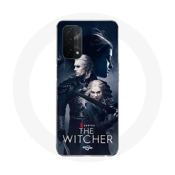 Coque Oppo A54 5G the witcher geralt yennefer ciri epee