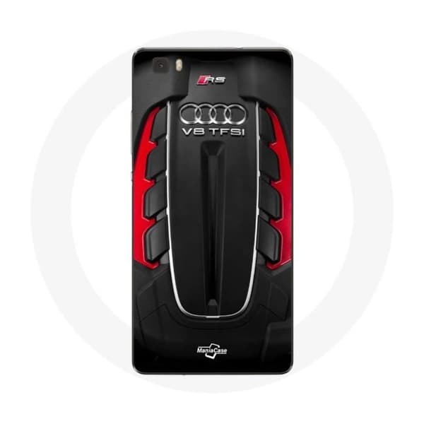 Huawei P8 Lite - Audi RS Logo punainen kuori