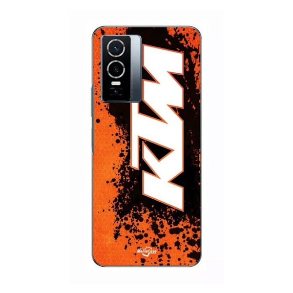 Coque för Vivo Y76 5G KTM-logotyp Kraftfahrzeuge Trunkenpolz Mattighofen Maniacase SVART