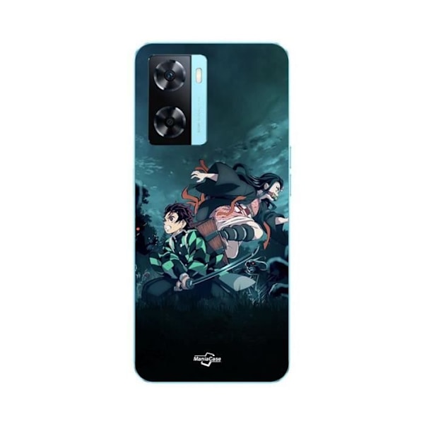 Coque för Oppo A57s 4G TANJIRO NEZUKO DEMON SLAYER Maniacase