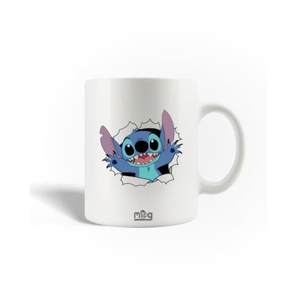 Mugg - Stitch - Jul - Keramik - 30cl - Diskmaskinssäker