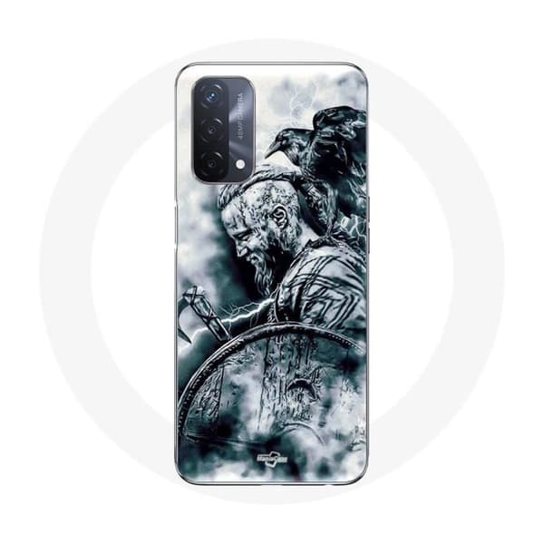 Coque - Oppo - A93 5G - Blød - Vikinger - Ravn, Skjold