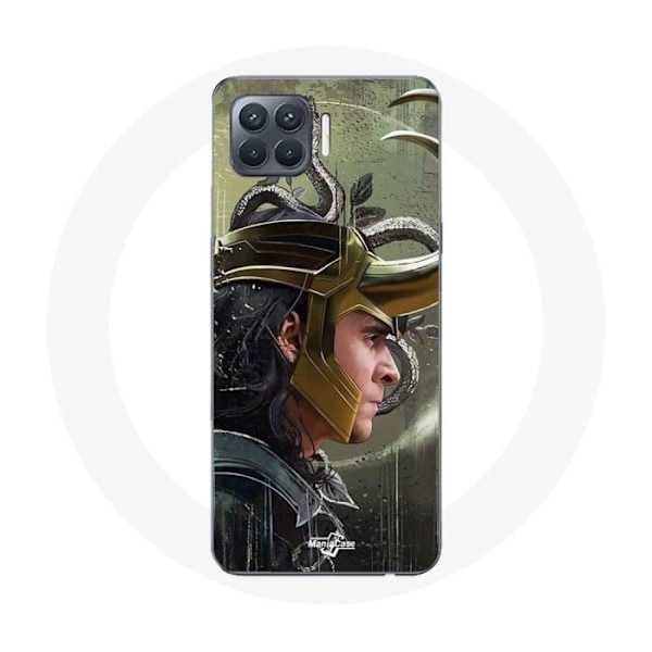 Coque maniacase för Oppo A93 Loki Thor Ragnarok med hörlurar Fanart Säsong 1 Svart