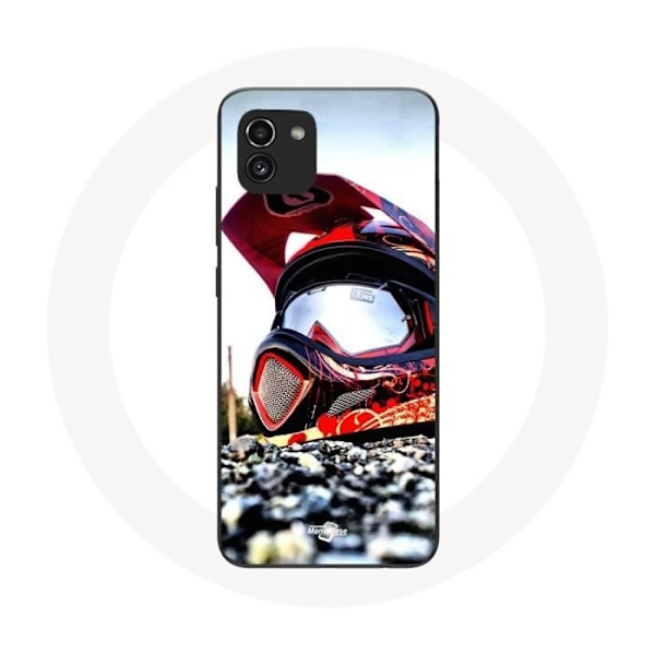Coque för Samsung Galaxy A03 MotoCross-hörlurar
