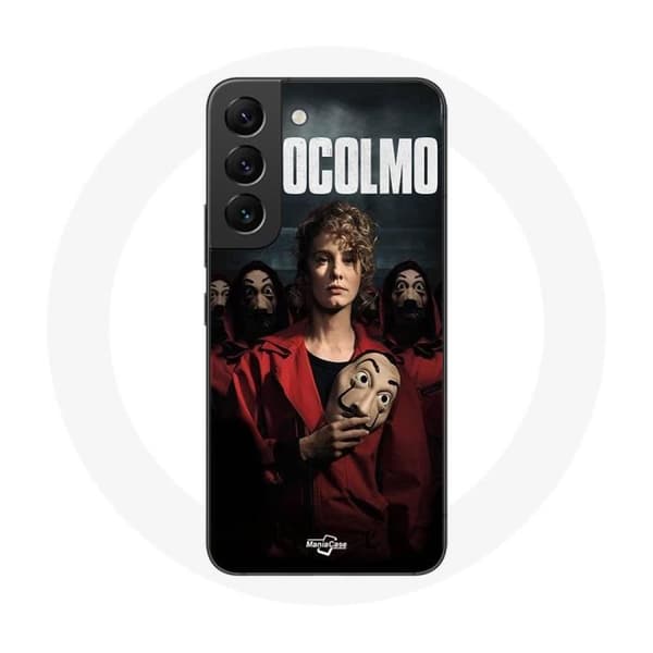 Coque - La casa de papel - Samsung Galaxy S21 FE - Sort - Blød - Beskyttelse