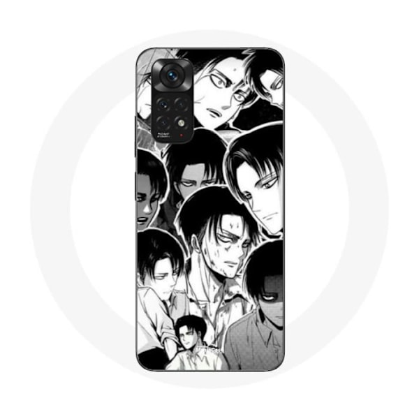 Coque för Xiaomi Redmi Note 11 4G Attack on Titan Manga Levi Ackerman
