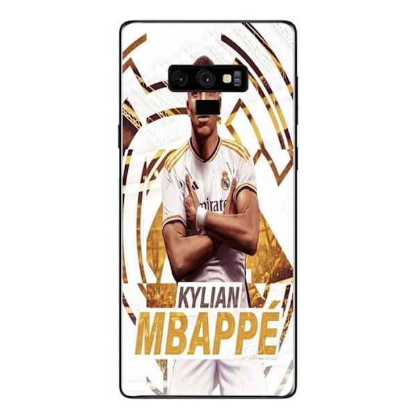 Coque Maniacase för Samsung Galaxy Note9 Kylian Mbappe Real Madrid bakgrundsbild firande
