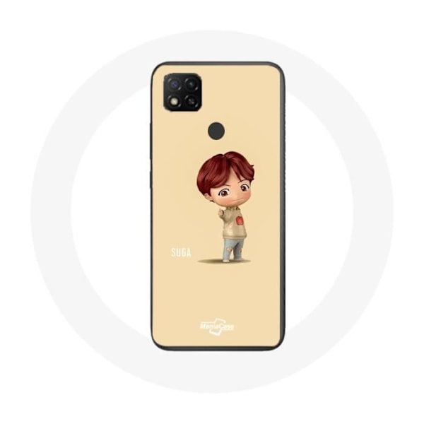 Coque pour Xiaomi Redmi 9C BTS TinyTAN Animointi Suga