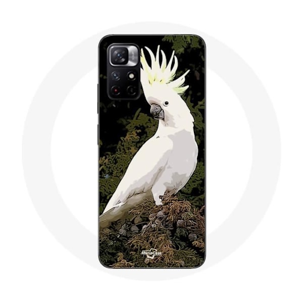 Coque Redmi Note 11 5G Kakaduer Papegojor Vita på trädet