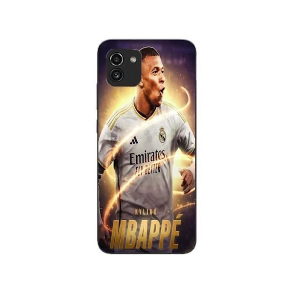 Coque Maniacase för Samsung Galaxy A03 Kylian Mbappe Real Madrid Bakgrundsbild