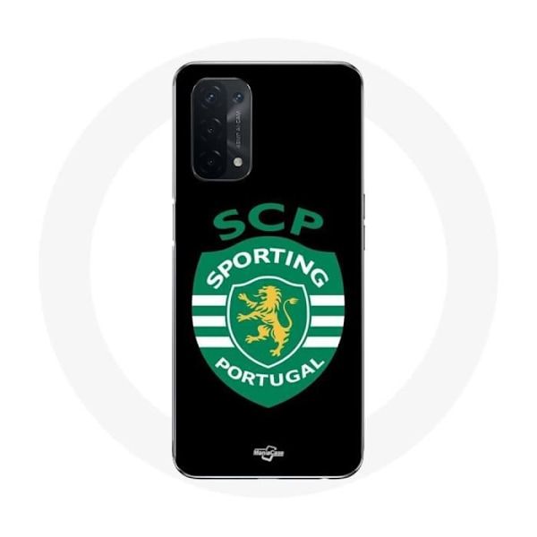 Coque Oppo A54 5G scp Sporting Portugal svart bakgrund