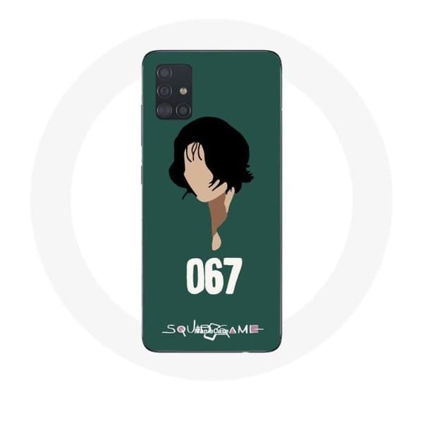 Coque pour samsung galaxy A71 Squid Game Kang Sae Byeok Visage
