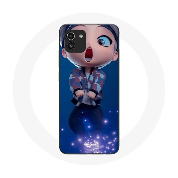 Coque Samsung Galaxy A03 BTS TinyTAN - Animaatio V Mic Drop
