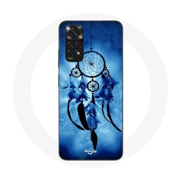Coque pour Xiaomi Redmi Note 11 4G Attrape rêve bleu