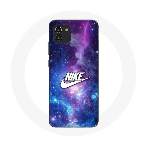 Coque Maniacase för Samsung Galaxy A03 nike-logotyp vit färgglad bakgrund