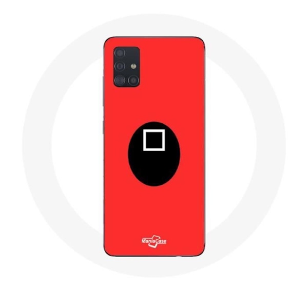 Coque Samsung Galaxy A51 Squid Game mask soldat Rutnät