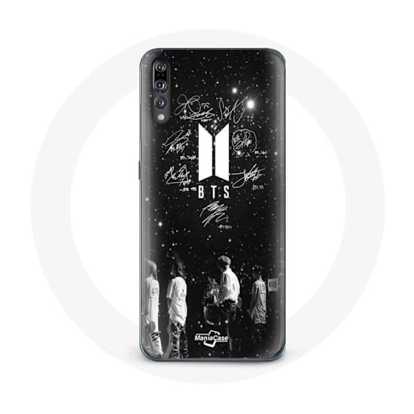 Coque - BTS - Huawei P20 Pro - Mjuk - Svart - BTS-medlemmar