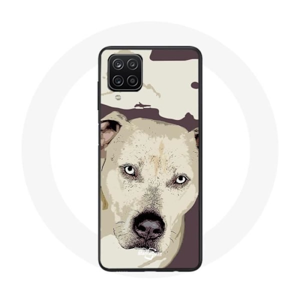 Skydd för Samsung Galaxy A22 4G Vit Pitbull Hund